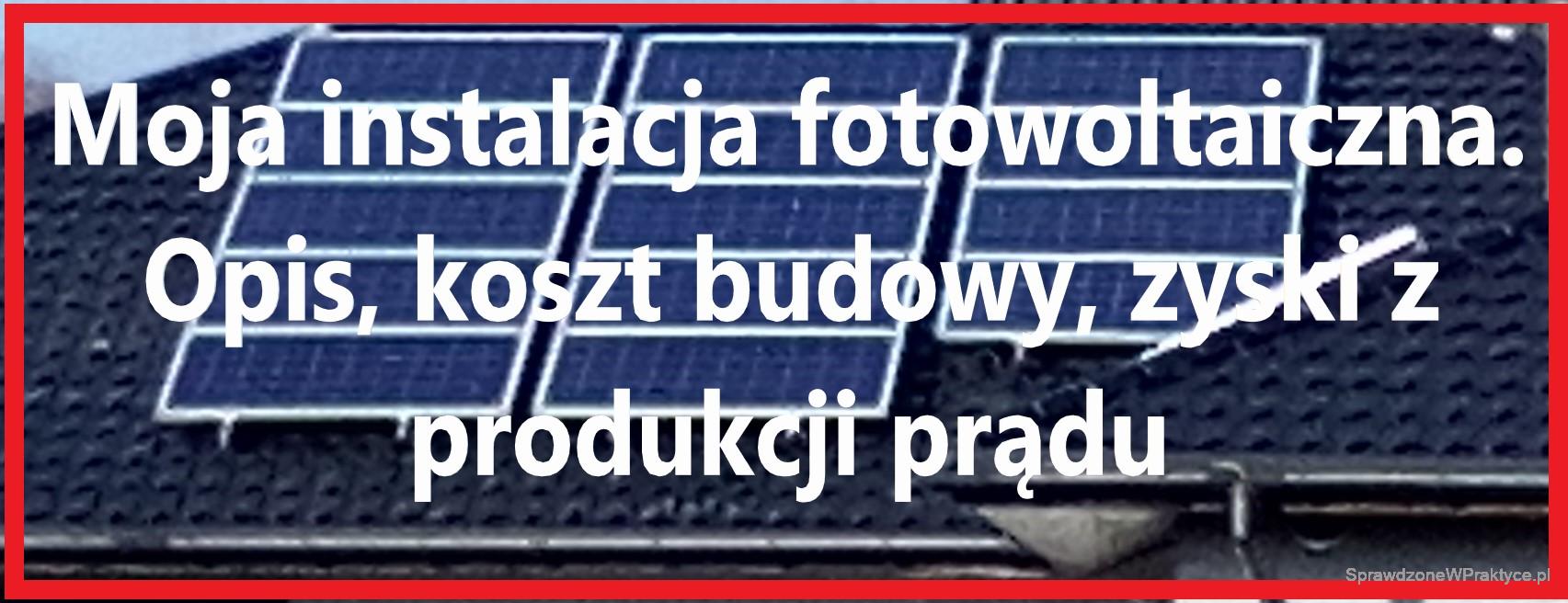 moja instalacja fotowoltaiczna