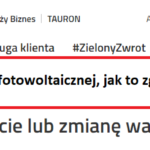 Rozbudowa instalacji fotowoltaicznej – zgłoszenie do firmy TAURON S.A.