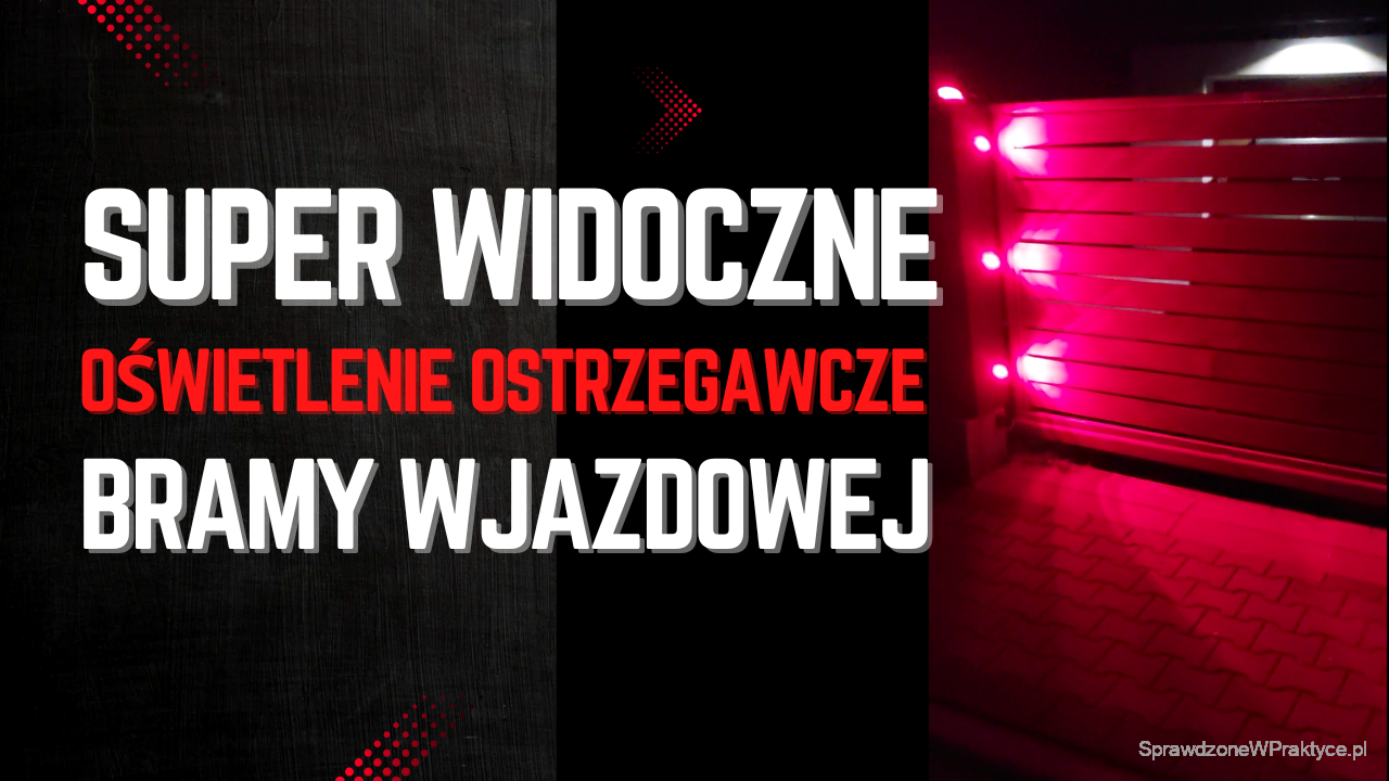 Oświetlenie bramy wjazdowej